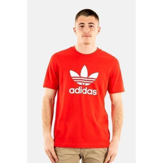 Trefoil T Shirt Adidas Femme Orange Tee Shirt ADIDAS ORIGINALS