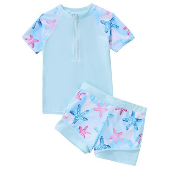 Ensemble Bikini 3 Pièces Ado Fille 5-14 Ans - Débardeur Corset + Tanga + Paréo