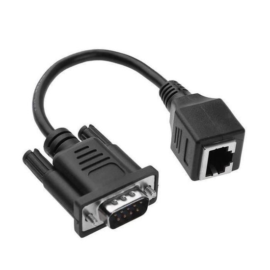 Câble DIN 5 Broches Femelle Vers RJ45 Femelle – 1,5 M (4,9 Pieds) – Connexion Audio, Adaptateur MIDI/RJ45 – Pour équipements Son - 3