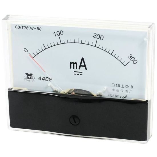 DC 0-20V Réglage Tension Analogique Cadran Rectangle Bord