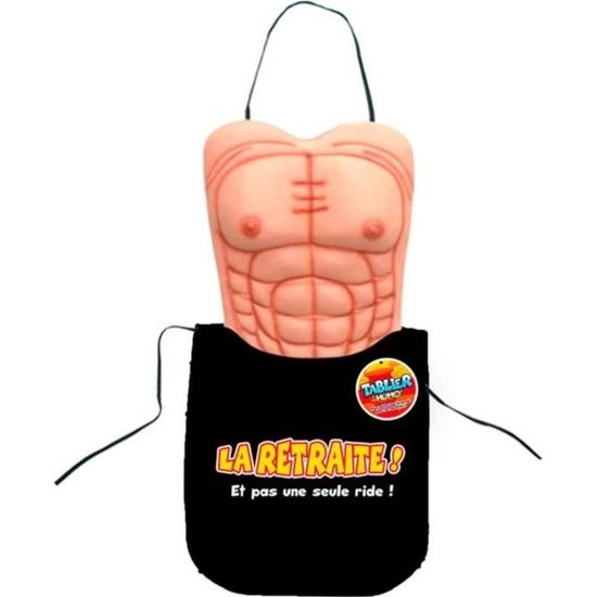 Tablier Humoristique Homme Joyeux Anniversaire – La retraite - Achat /  Vente tablier de cuisine - Cdiscount