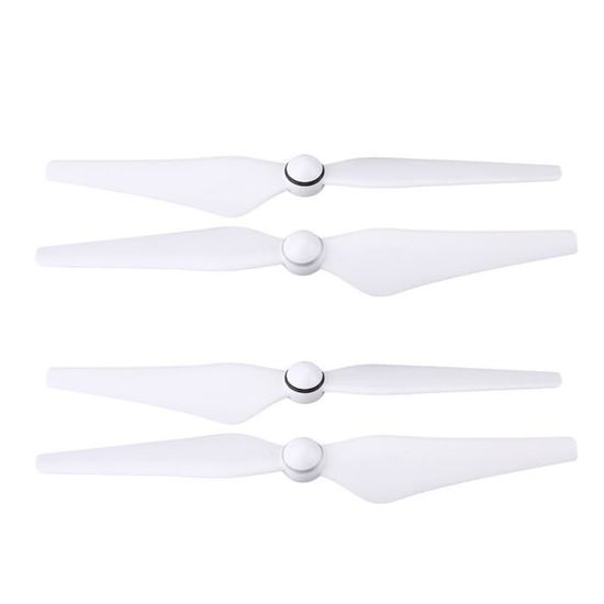 Lot De 4 Hélices De Rechange Pour Drone Revell QG550XS - Diamètre 55 Mm - Auto-bloquantes - Couleur Noir/blanc