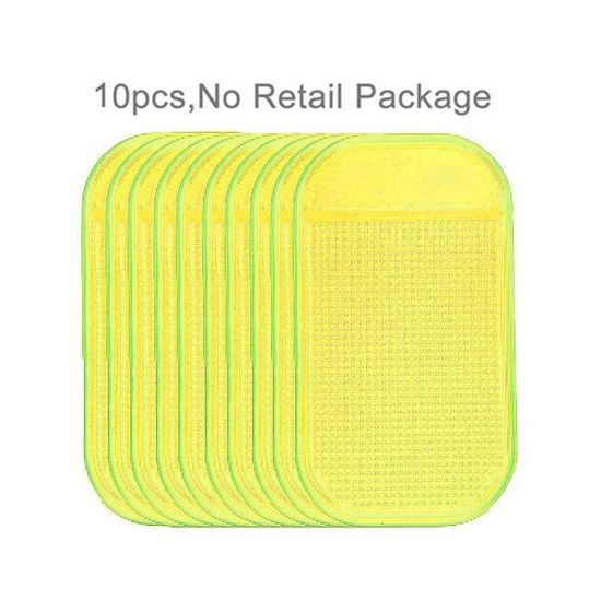 Tapis Antidérapant Voiture Silicone CGEAMDY - Fixe Téléphone, Clés Et Lunettes Sur Tableau De Bord - 13x7cm