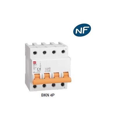 Disjoncteur 4 Pôles 40A courbe C 4,5kA EUR'OHM 20169
