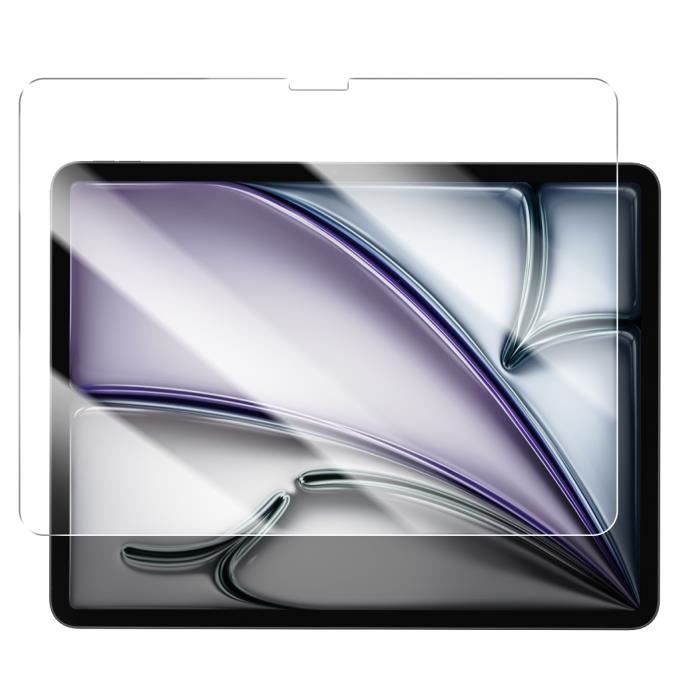 Verre Trempé Avizar Pour IPad Air 11 (2024/2025) - Dureté 9H, Bords Biseautés, Transparent