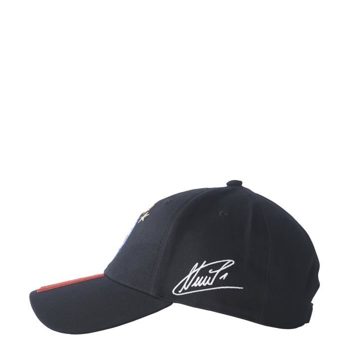 Casquette 3 bandes FC Bayern Munich - noir-rouge vif-blanc - 12 ans