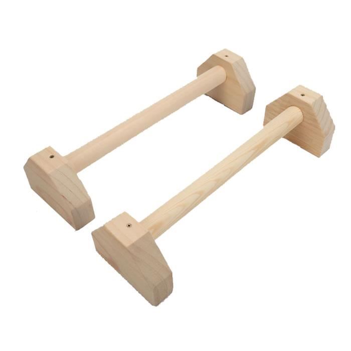 Push Up Poignées Parallettes en bois Push Up Bar Calisthenics Handstand Yoga SPORT_YS1365