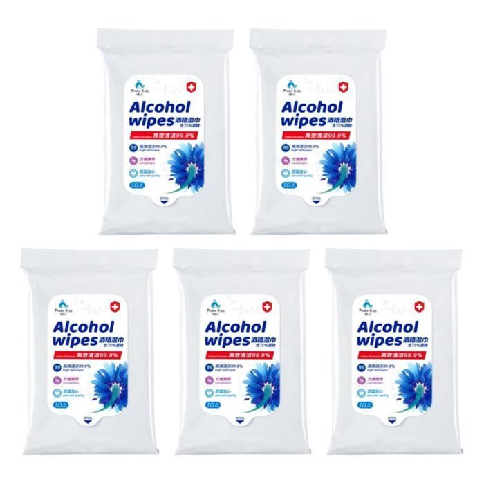 Vaycally Lingettes de d/ésinfection lingettes sans Alcool Linget lingettes humides antibact/ériennes pour Nettoyer Les Mains Soins de sant/é des Mains 60 lingettes//Paquet Lingettes de d/ésinfection