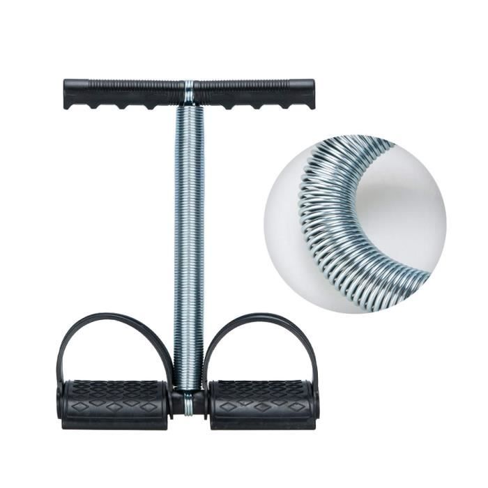 Élastique Sit Up Pull Corde Ressort Tension Pied Pédale Abdomen Jambe Exercices, Rameur élastique à Abdominaux pour Fitness