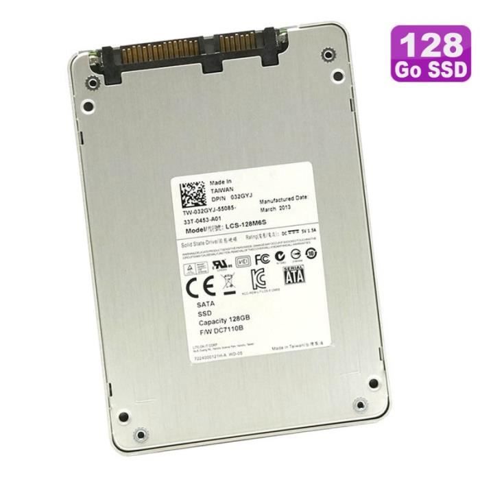 SSD 128Go 2,5- LITE-ON LCS-128M6S 032GYJ SATA III 7mm