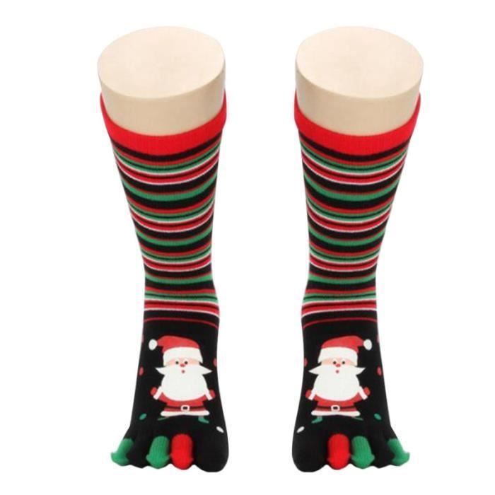 1 paire de chaussettes unisexes hiver automne antidérapant respirant dessin animé de Noël LEG PROTECTION -GUETRES - SHOES - SOCKS