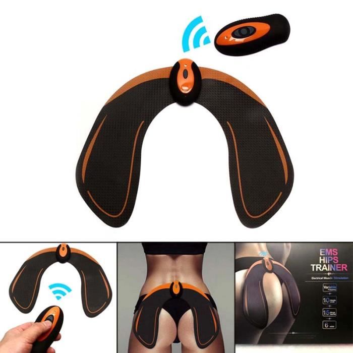 EMS Hips Trainer Muscle Hanche Stimulateur Butt Electrodes Fesses Lift Shape Corps Masseur