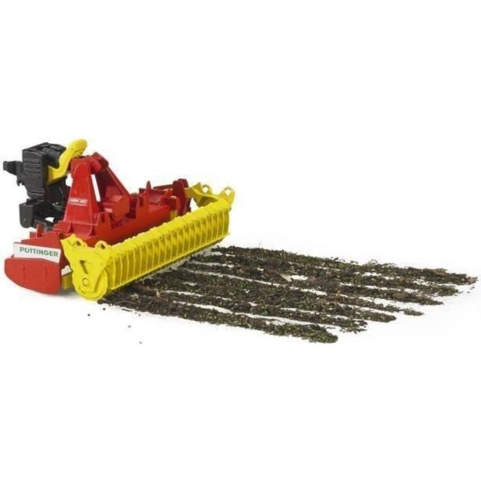 Bruder 02346 – Herse Rotative Pöttinger Lion 3002 1/16 Pour Tracteur Agricole