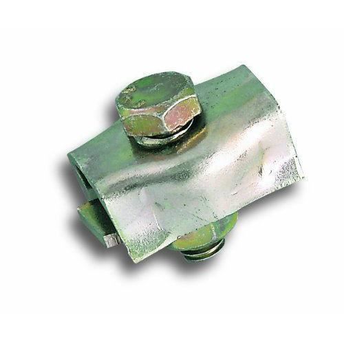 Chapuis Lot de 2 Serre-câble plat 1 boulon acier zingue pour Câble D 4 mm - VCP5