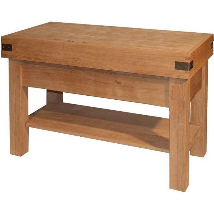 Billot de cuisine traditionnel 100x60 cm