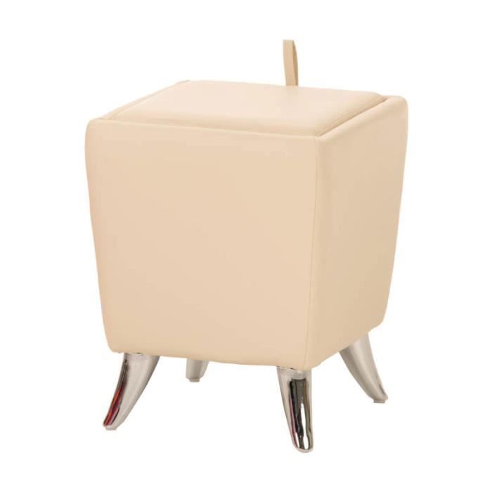 CLP Tabouret de design ROXY, assise très élégante avec coffre de rangement et coussins, hauteur de l’assise 45 cm, 12 couleurs au...