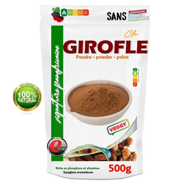 Poudre de clous de girofle - signature panafricaine - 100g