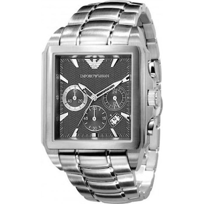 Montre homme EMPORIO ARMANI CHRONO SQUARE AR0659.