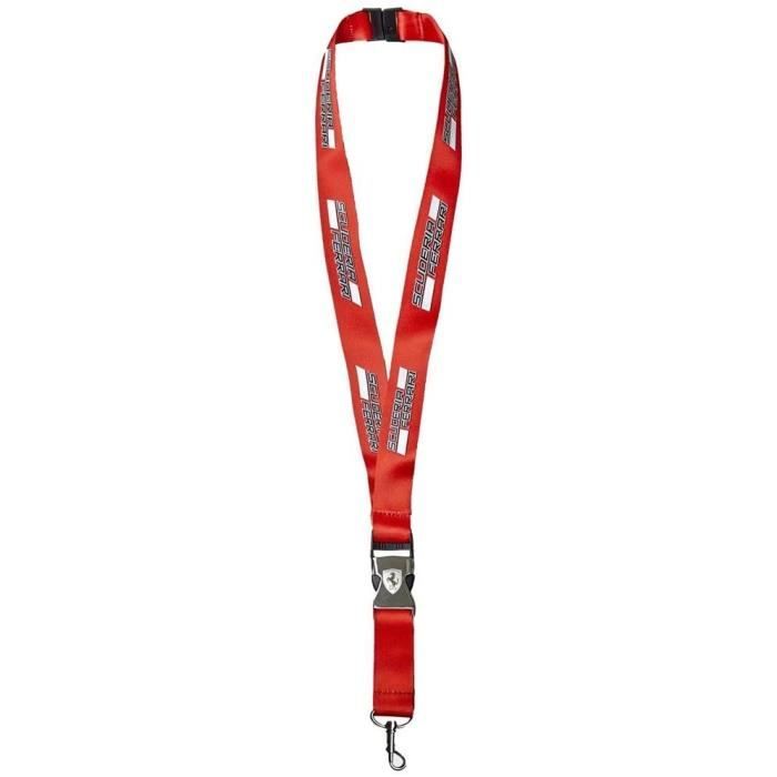 Ferrari porte-clés Scuderia 18 cm polyester rouge