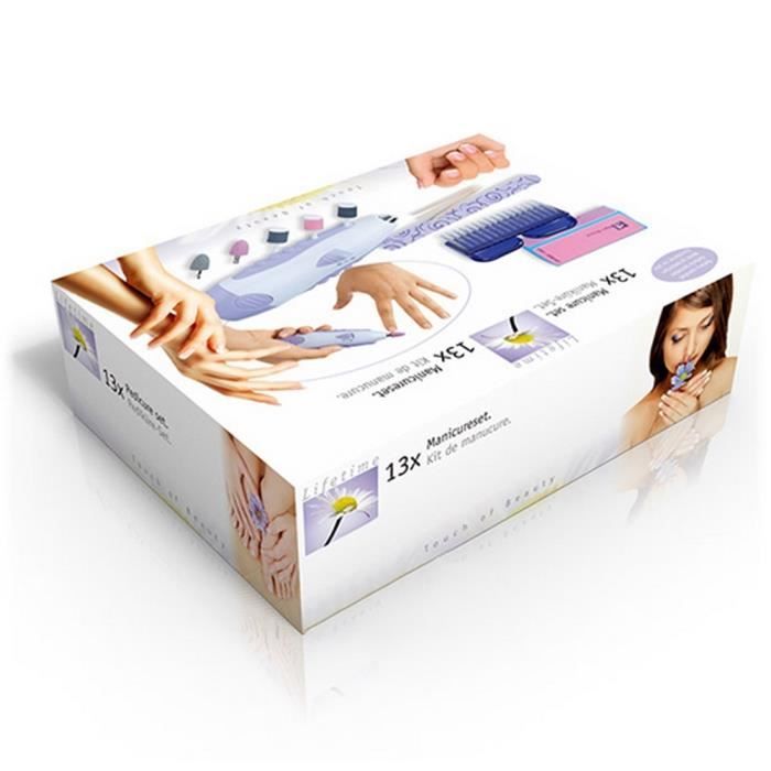 Set manucure pédicure - 13 pièces