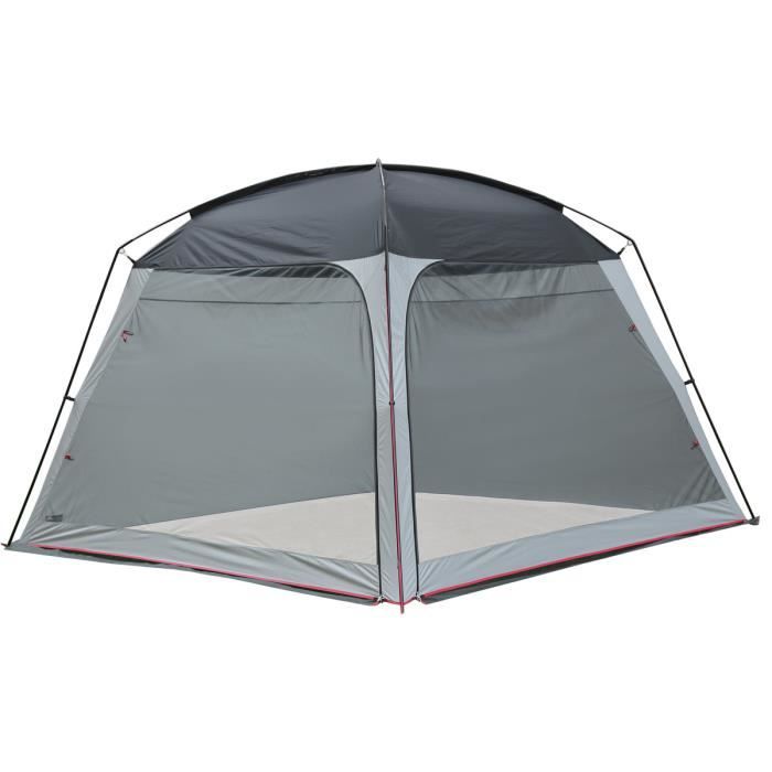 High Peak Tente de réception Pavillon Femme hellgrau/dunkelgrau/rot