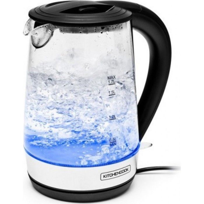 BOUILLOIRE ELECTRIQUE LED 1.7L FINITION INOX TEA LIGHT KITCHENCOOK