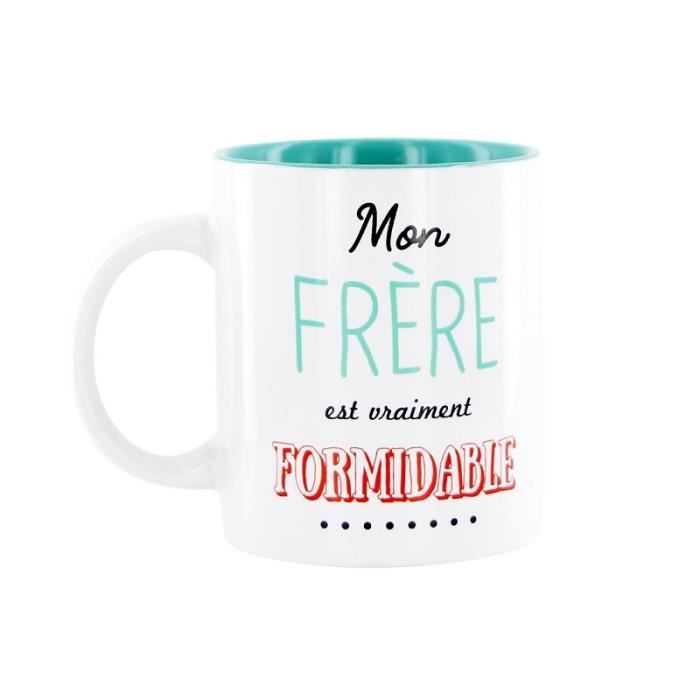 Mug en Ceramique Frere - Cadeau Anniversaire Frère - 566