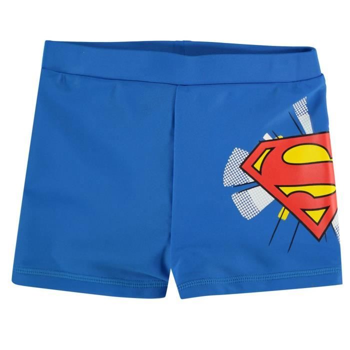 Character Superman Short De Bain Maillot De Bain Taille Élastique Garçon
