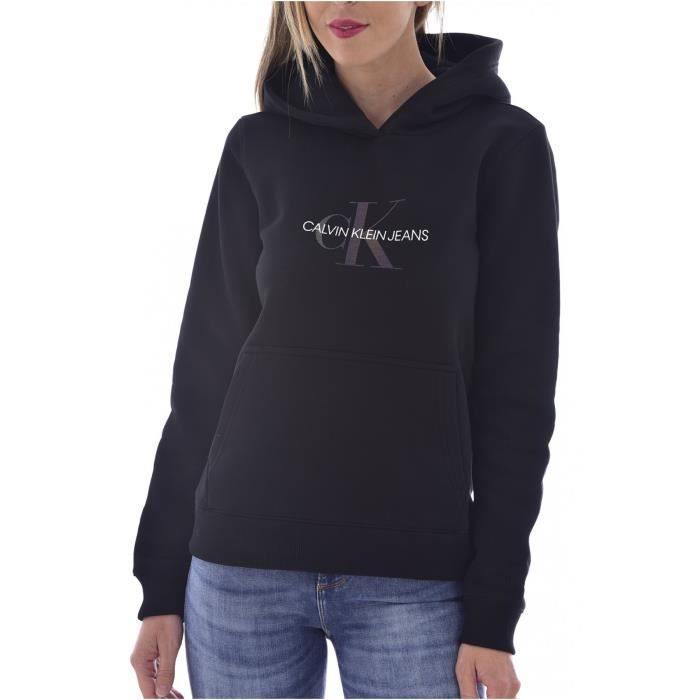 Sweat à capuche à logo irisé - Calvin klein - Femme
