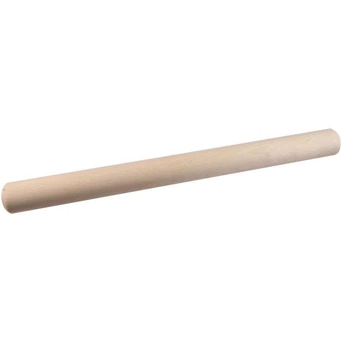 PATISSE Rouleau pâtisserie en bois 45 cm sans poignée