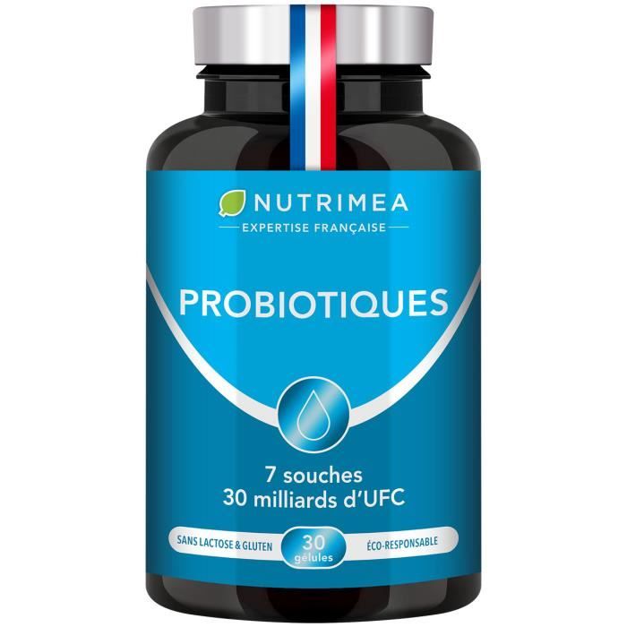 Actibior - Probiotiques & Prébiotiques 30 Milliards UFC/jour - 60 gélules - NUTRIMEA