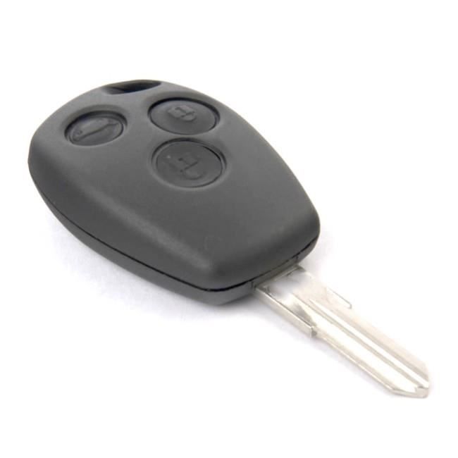 CLE PLIP DACIA Dacia Logan Sandero Duster Lodgy 3 boutons LAME SANS TROU COQUE @Pro-Plip