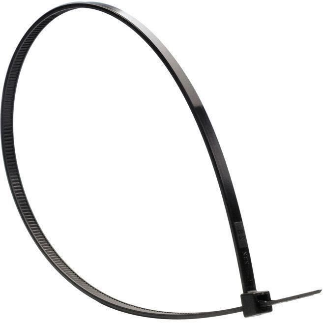Collier x100 - 350x4.8 mm - noir
