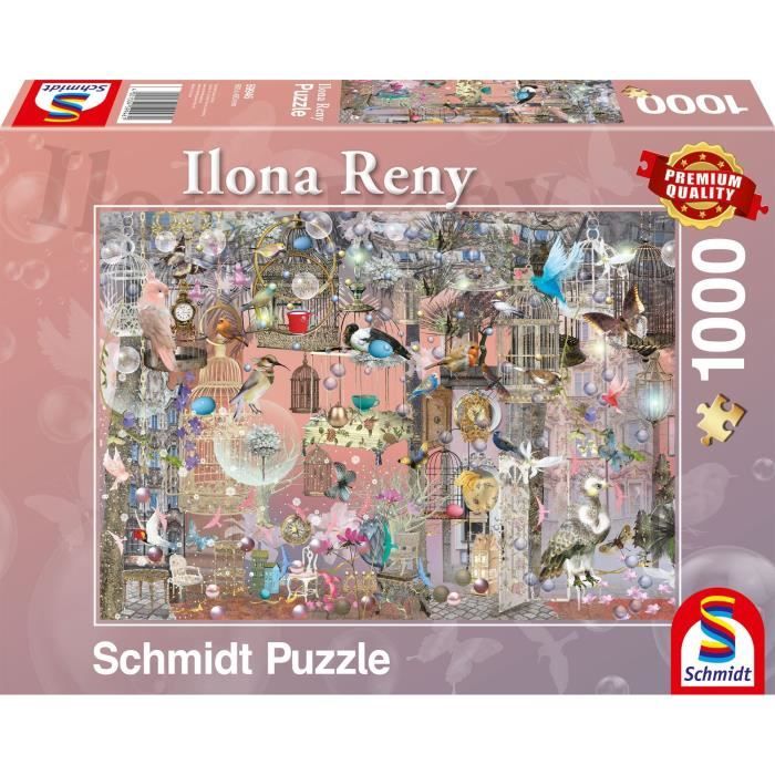 SCHMIDT SPIELE - La vie en rose - Puzzle - 1000 pièces