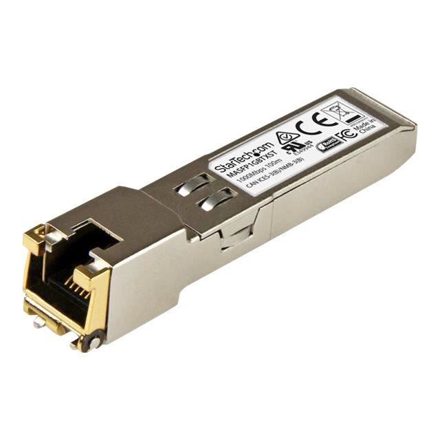 STARTECH Module de transceiver SFP Gigabit RJ45 en cuivre - Compatible Cisco Meraki MA-SFP-1GB-TX - 100 m