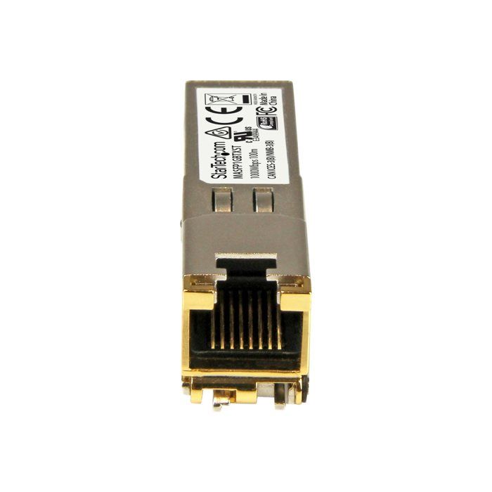 STARTECH Module de transceiver SFP Gigabit RJ45 en cuivre - Compatible Cisco Meraki MA-SFP-1GB-TX - 100 m