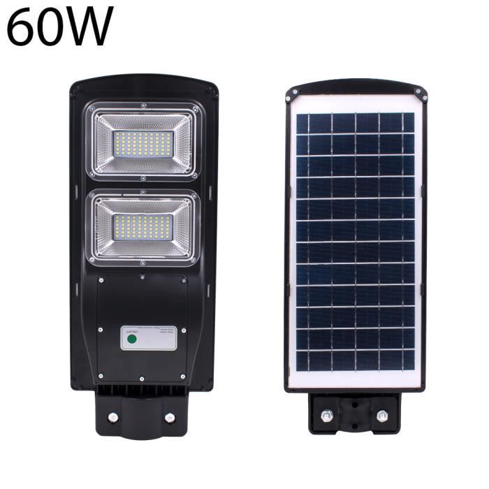 TEMPSA 60W Applique exterieur solaire 120led 2835smd capture luminaire + radar