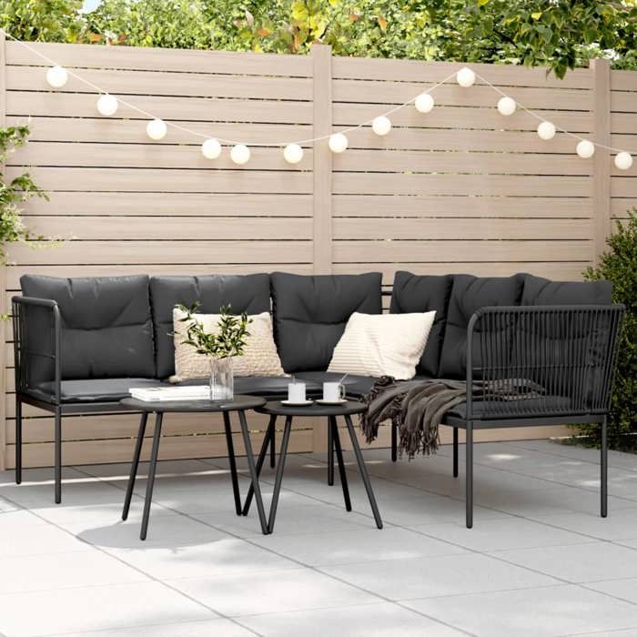 vidaXL Canapé de jardin en - vue 2