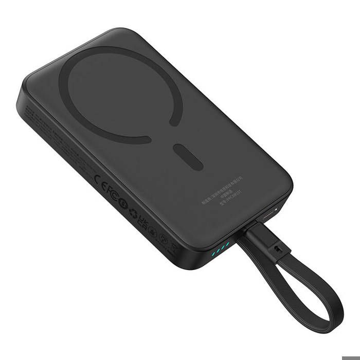 Batterie externe - BASEUS - Mini (P1002210B113-00) - MagSafe - 10000mAh - 30W - Noir