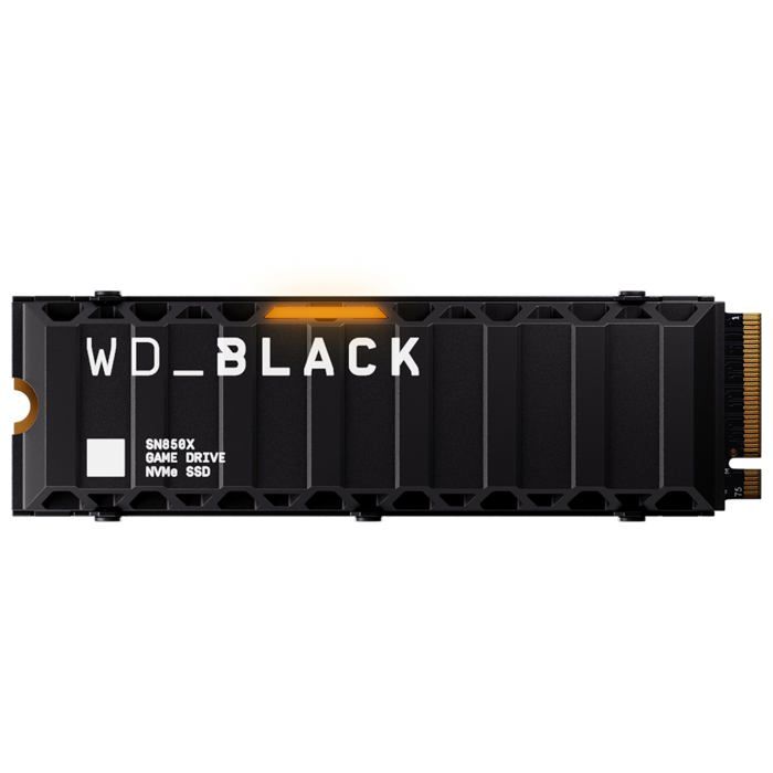 Disque dur SSD – WD_BLACK – SN850X – 4 To – 7300 Mo/s – M.2 2280 – PCIe 4.0 x4