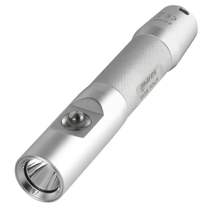 Lampe Torche De Plongée MARES - Compacte Et Puissante - 100 M étanche - Corps Delrin - Aluminium