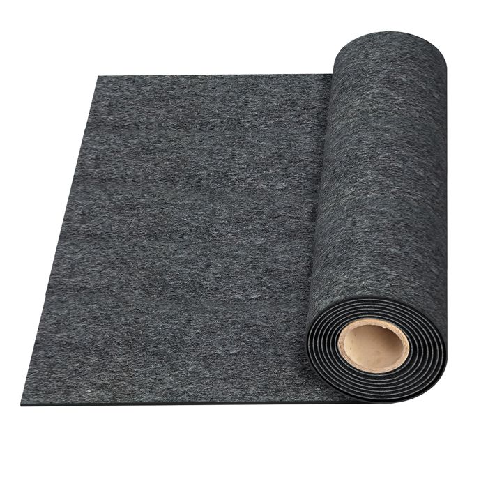 Tapis Garage 269x671cm Tapis de Sol de Garage Style à carreaux au dos feutre antidérapant découpable Feutre