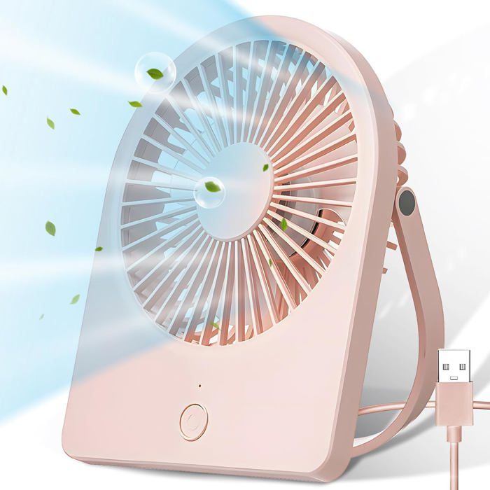 Ventilateur De Bureau USB Tripole - 3 Vitesses - Ventilateur De Table - Neuf
