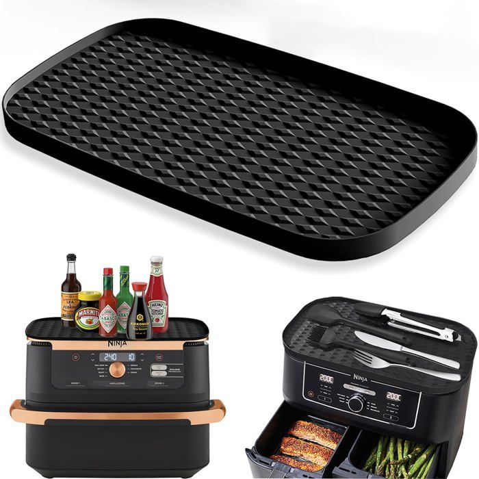Grille Anti-Projection Silicone Réutilisable Pour Ninja Air Fryer 10,4 L AF500EU – Moule Anti-Éclaboussures Facile à Nettoyer