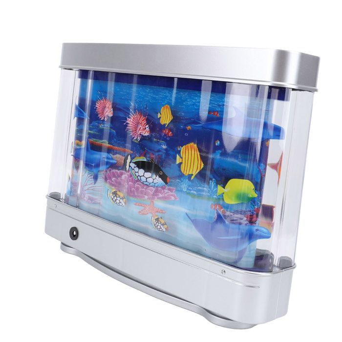 SURENHAP Fausse lampe à pêche Fausse lampe de poisson à poisson mini décoratif tropical poisson artificiel aquarium deco lampe