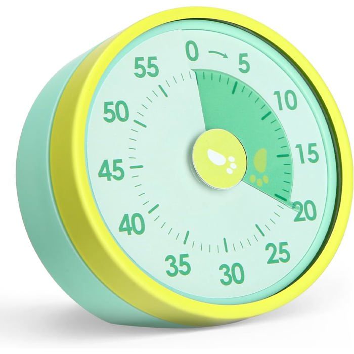 Minuteur Visuel Timer Enfant,60 Minutes Visuel Minuteur,Minuteur de ...