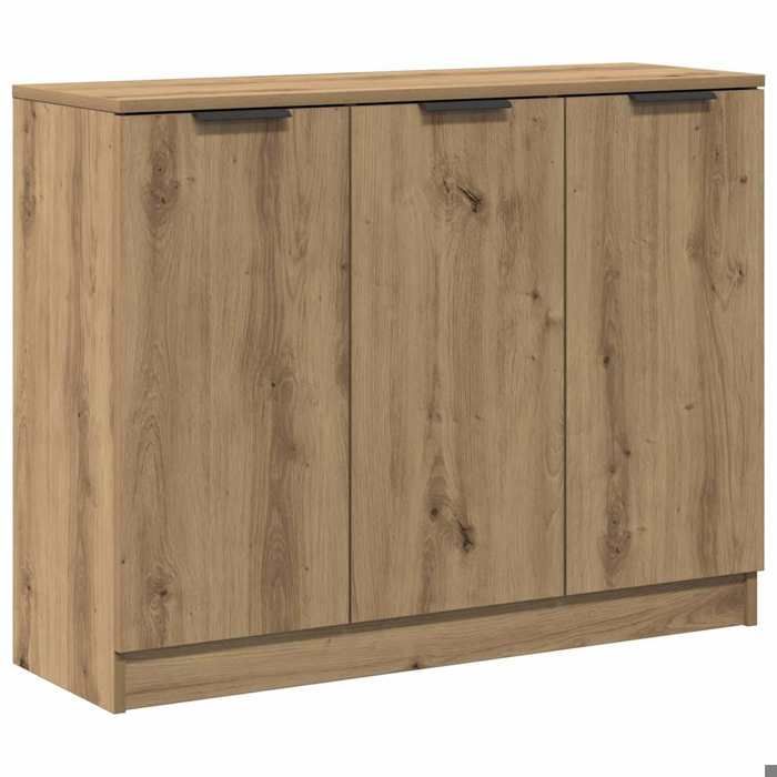 460268& Bahut de Rangement Pour séjour - Buffet chêne artisanal 905x30x70 cm - Bois - Panneaux de particules