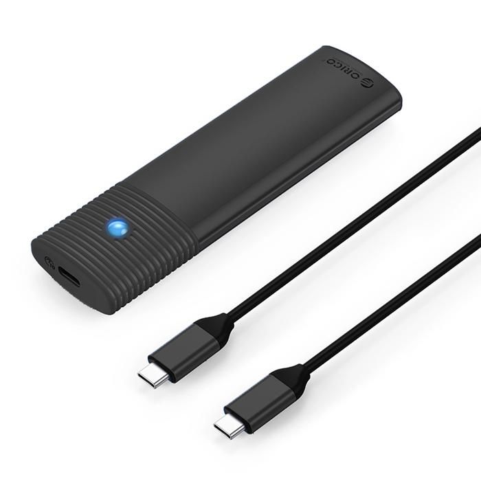 Boîtier de Stockage SSD - ORICO - PWM2-G2 - M.2 NVMe - USB-C 10 Gbit/s - Noir