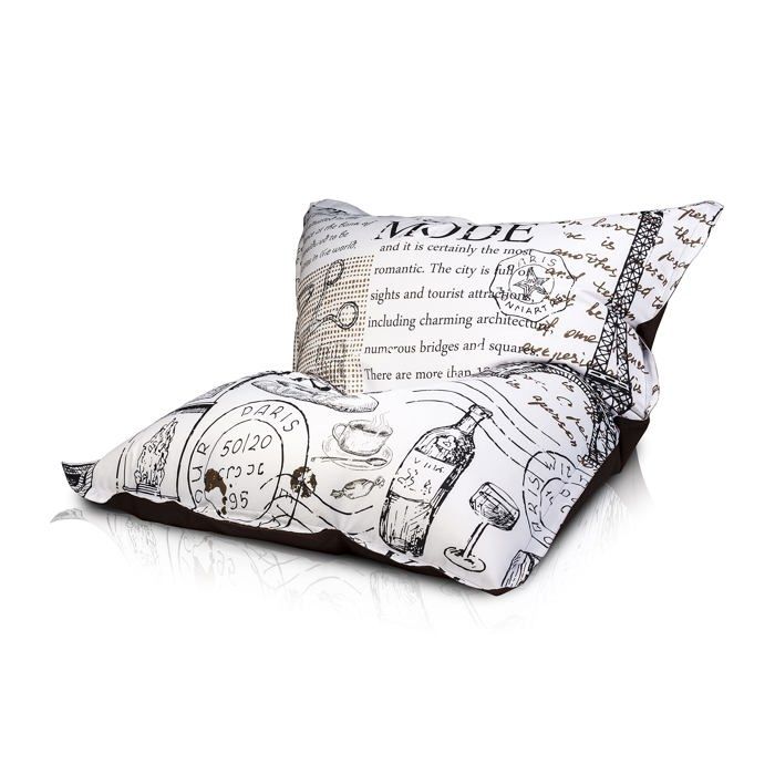Pouf Fauteuil Bag coussin imperméable pouf fantaisie coussin de sol rembourré perles EPS Fantaisie Dg38-nc15 L