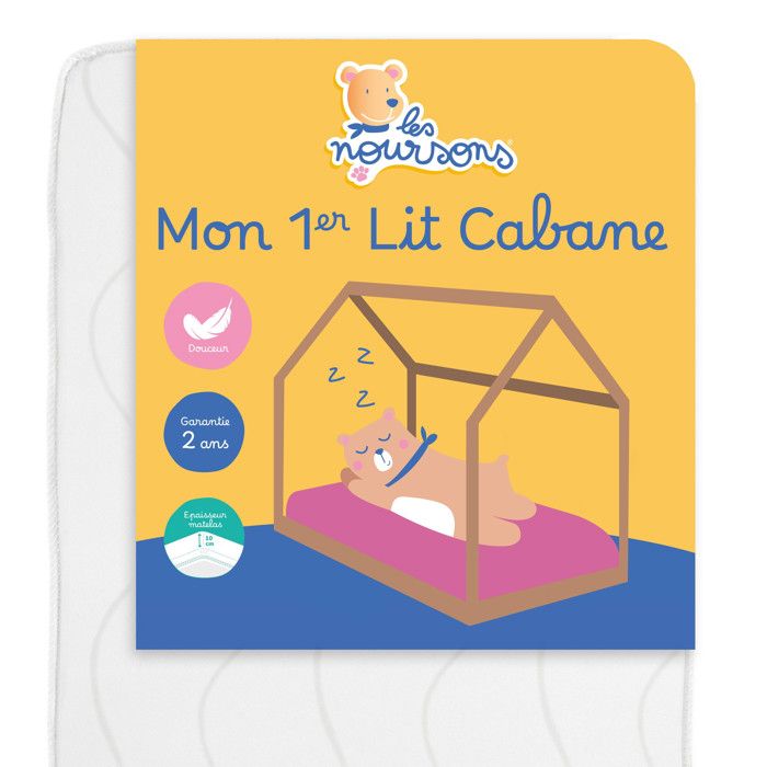 Les noursons - Matelas Enfant / Bébé 80x160 cm -